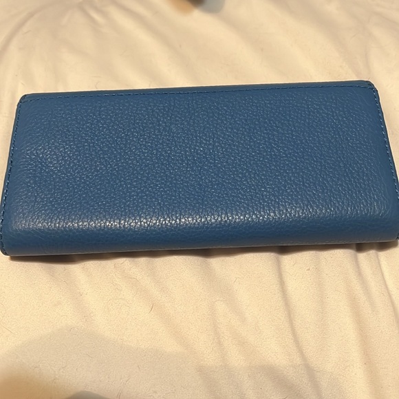NWOT…Michael Kors Mimi Large Bifold Wallet blue - Picture 9 of 9